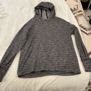 Lululemon hooded, thin sweatshirt! Size 10! Great condition!